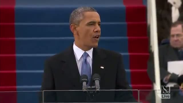 Watch Inauguration 2013: Highlights From Obama's Speech Video