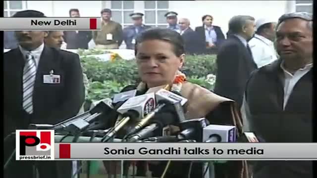 Watch Sonia Gandhi at Congress foundation day Video