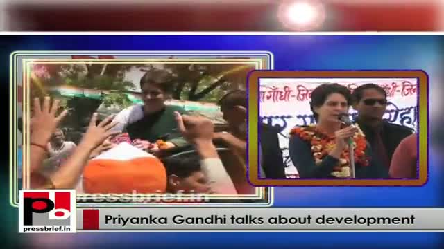 Watch Development has been the main agenda for Priyanka Gandhi Video