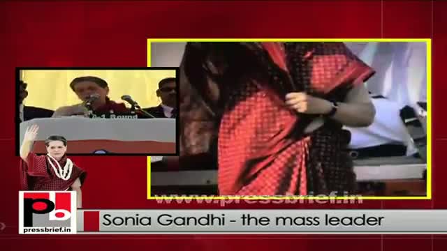 Watch Sonia Gandhi always wanted upupliftment of the poor Video