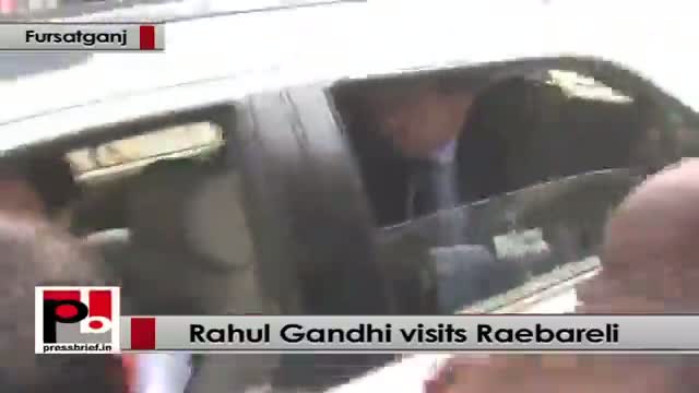 Watch Rahul Gandhi visits Raebareli Video