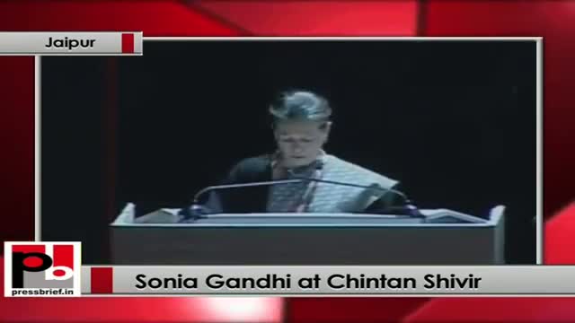 Watch Sonia Gandhi at Congress' Jaipur Chintan Shivir: Congress is the only pan-Indian party Part 01 Video