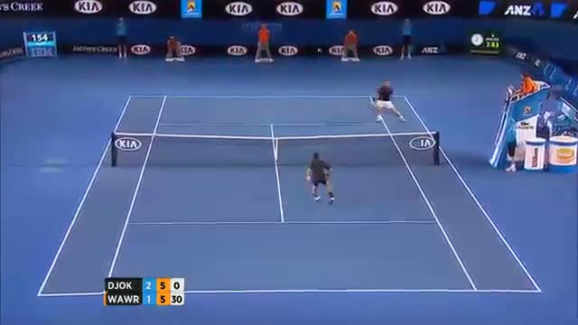 Watch Djokovic And Wawrinka Rally It Out - Australian Open 2013 Video