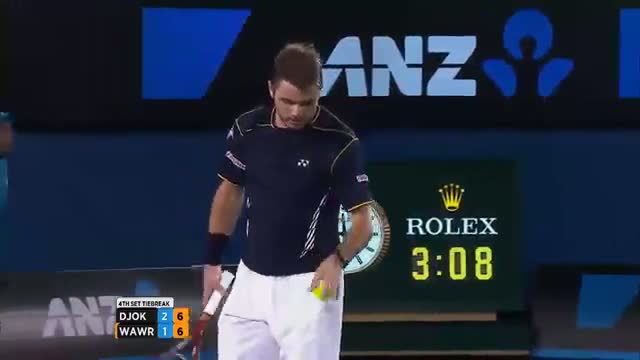 Watch Novak Djokovic Hits Ballkid In The Head - Australian Open 2013 Video