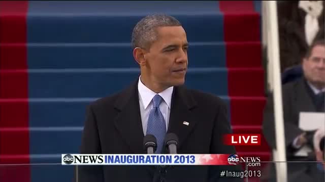 Watch Inauguration 2013: President Obama Speech (HD-Closed Captioned) Video