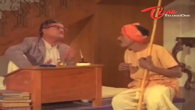 Watch Telugu Comedy Scene From Datta Putrudu Movie - Allu Ramalingaiah Hilarious Dialogues With Poor Farmer - Telugu Cinema Movies Video