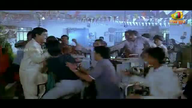 Watch Mondi Mogudu Penki Pellam Scenes - Suman raids Kota Srinivasa Raos factory - Suman, Vijayashanti - Telugu Cinema Movies Video