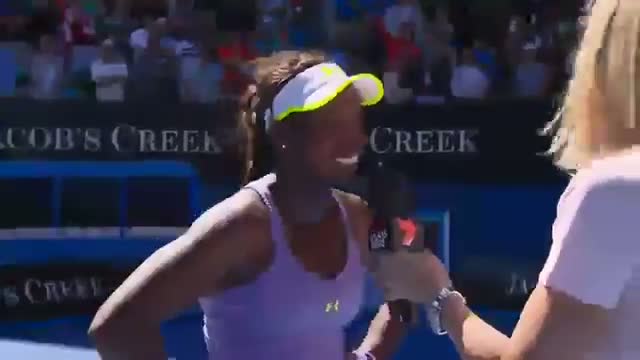 Watch Australian Open 2013 - Sloane Stephens On-Court Interview Video