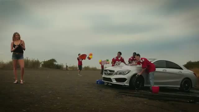 Watch Kate Upton teases Mercedes-Benz Super Bowl ad with suggestive car wash clip Video
