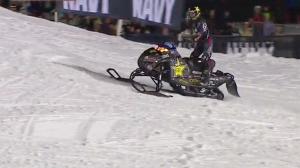 Watch Run-Away Snowmobile Crashes Into X-Games Crowd Video