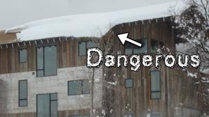 Watch Melting Roof Snow Takes A Woman Out Video