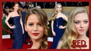 Watch Jennifer Lawrence and Amanda Seyfried - Navy Trend SAG Awards 2013 Video
