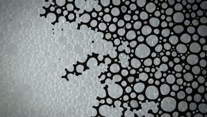 Watch Time Lapse Soap Bubbles and Ferrofluid Video