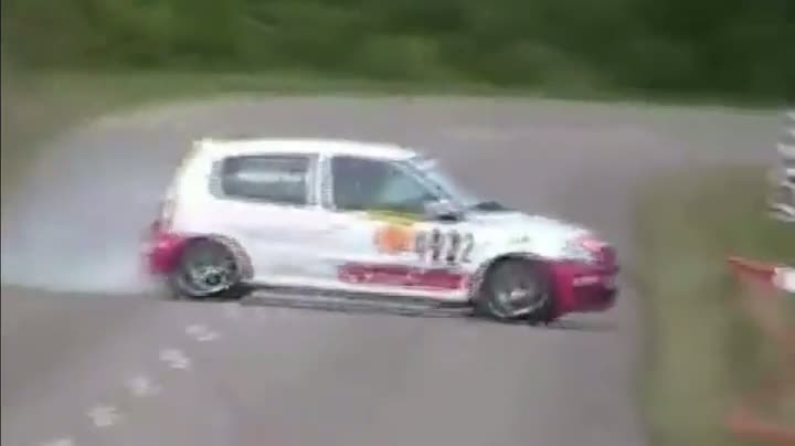 Watch Race Car Does 360 During Crash Video