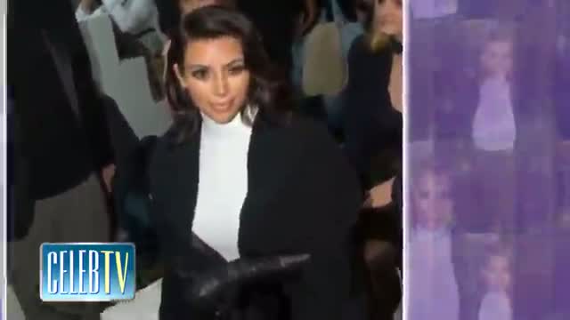 Watch KIM KARDASHIAN Debuts Baby Bump Video