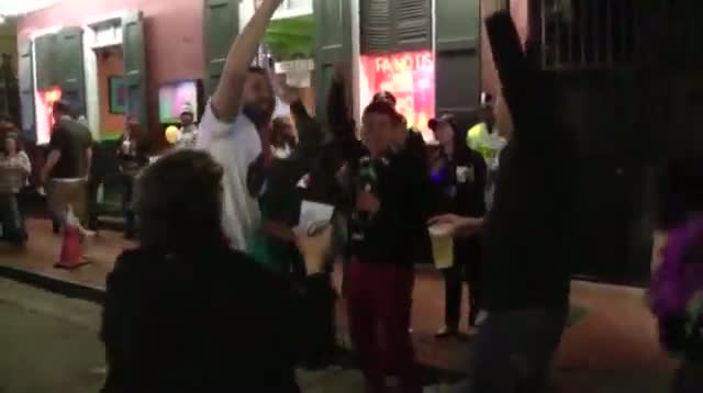 Watch Bourbon St. Comes Alive After Super Bowl Video