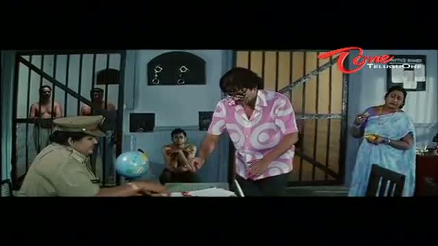 Watch Telugu Comedy Scene From Rajendra Prasad's Andagadu Movie - Police Station Scene Between Rajendra Prasad & M S Narayana - Telugu Cinema Movies Video