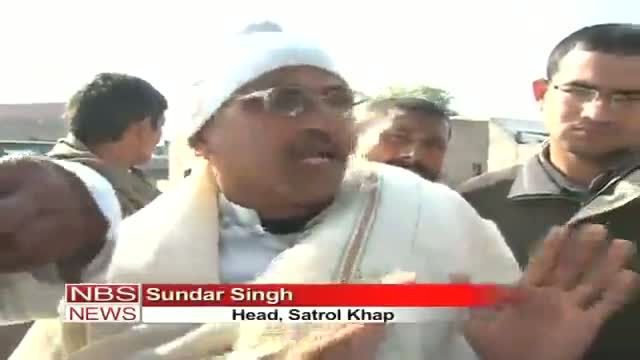 Watch Hisar's Khap Panchayat punishes an accuse at police station Video