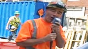 Watch Gary Russo, NYC Construction Worker, Sings Sinatra Video