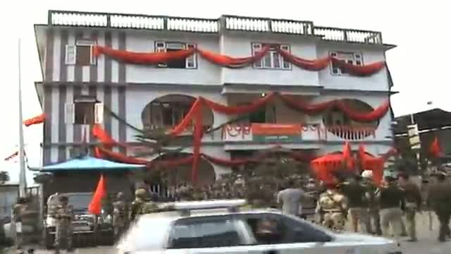 Watch SKM stages protest against CM visit in Gangtok Video