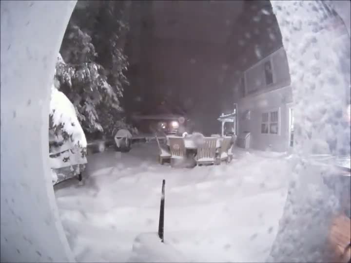Watch 30 Inches of Snow In 38 Seconds Video