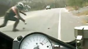 Watch Motorcycle Wheelie Crash Fail Video