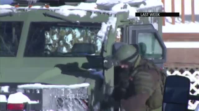 Watch Authorities: Ex-Cop Barricaded in Calif. Cabin Video