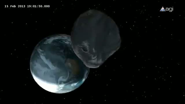 Watch Asteroid 2012 DA14 Misses Satellites (and Earth) - Fortunately! Video