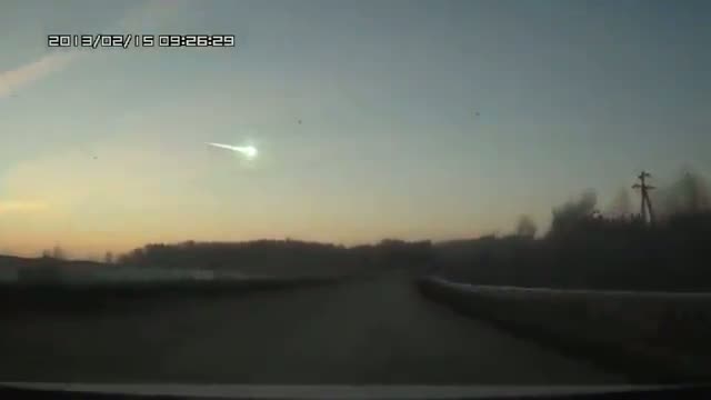 Watch Incredible Meteor Crash in Russia (February 15th Meteor) Video
