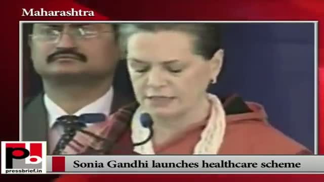Watch Sonia Gandhi launches Rashtriya Bal Swasthya Karyakram in Maharashtra Video