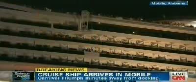 Watch Carnival Triumph Cruise Ship ARRIVES docks in Mobile Alabama | FINALLY HORROR CRUISE IS OVER !! Video