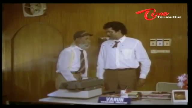 Watch Telugu Comedy Scene From Teneteega Movie - Rajendra Prasad Hilarious Scene With Old Aunty In Office - Telugu Cinema Movies Video