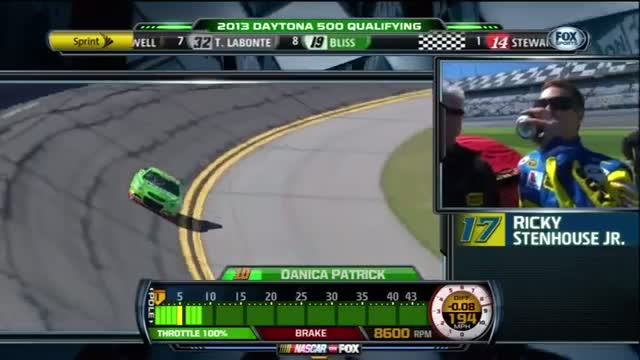 Watch Danica Patrick - Daytona 500 2013 Pole Lap Video