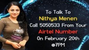 Watch To Talk To Nithya Menen Call 5050533 at 7 PM on February 20th - Okkadine, Jabardasth Video