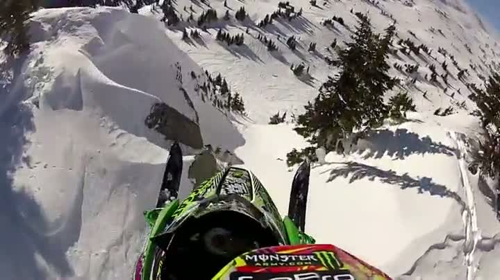 Watch Insane Snowmobile Jump Video