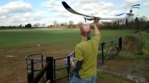 Watch RC Plane Crashes Into Gate Video