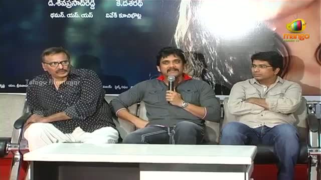 Watch Greeku Veerudu Movie Press Meet - Nagarjuna about MS Dhoni racing club - Telugu Cinema Movies Video