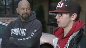 Watch Man Spots Teen Walking Ten Miles in Snow For Minimum Wage Job Video