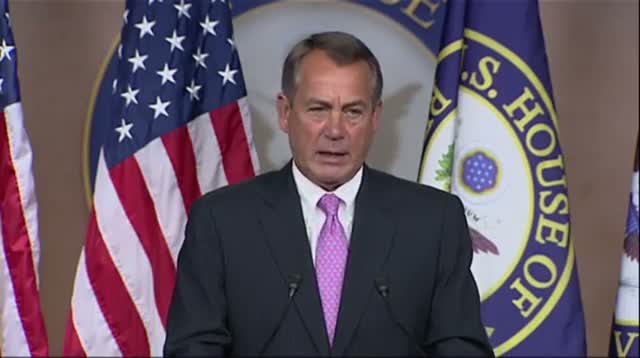 Watch Boehner: Revenue Issue Is Now Closed Video