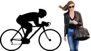 Watch Miranda Kerr's Near Accident with a bicycle Video