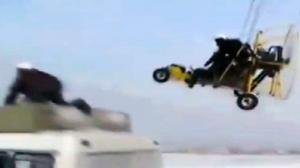 Watch Motorized Snow Glider Fail Video