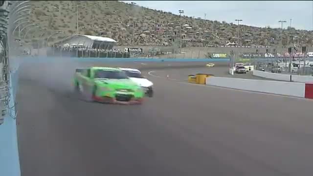 Watch Craziest Moment from Phoenix: Danica Patrick hits wall hard after losing a tire Video