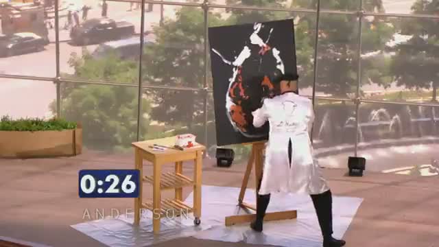 Watch 'Speed Painter' Takes Stage in 'Anderson's Viewers Got Talent' Video