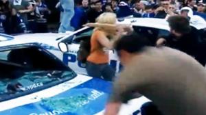 Watch Police Cars Utterly Demolished In Vancouver Riot Video
