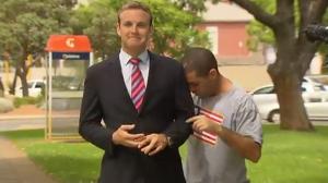 Watch A Reporter Has A Special Encounter Video