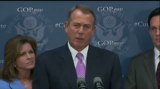 Watch Boehner: Goal Is Not to Shut Down Government Video
