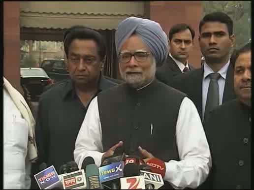Watch PM's statement to the media at Parliament, in New Delhi on February 21, 2013. Video