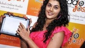 Watch Tapsee Latest Hot Photos at Radio Josh Launch Stills Video