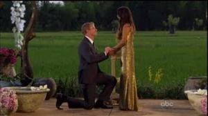 Watch "Bachelor" Couple Spill on TV Wedding Video