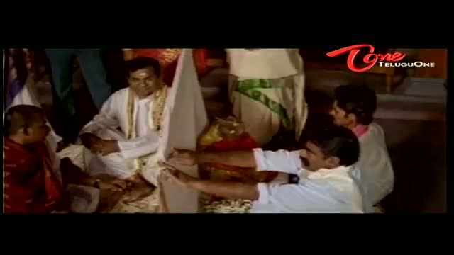 Watch Telugu Comedy Scene From Velugu Needalu Movie - Brahmanandam Marriage With Monkey - Telugu Cinema Movies Video